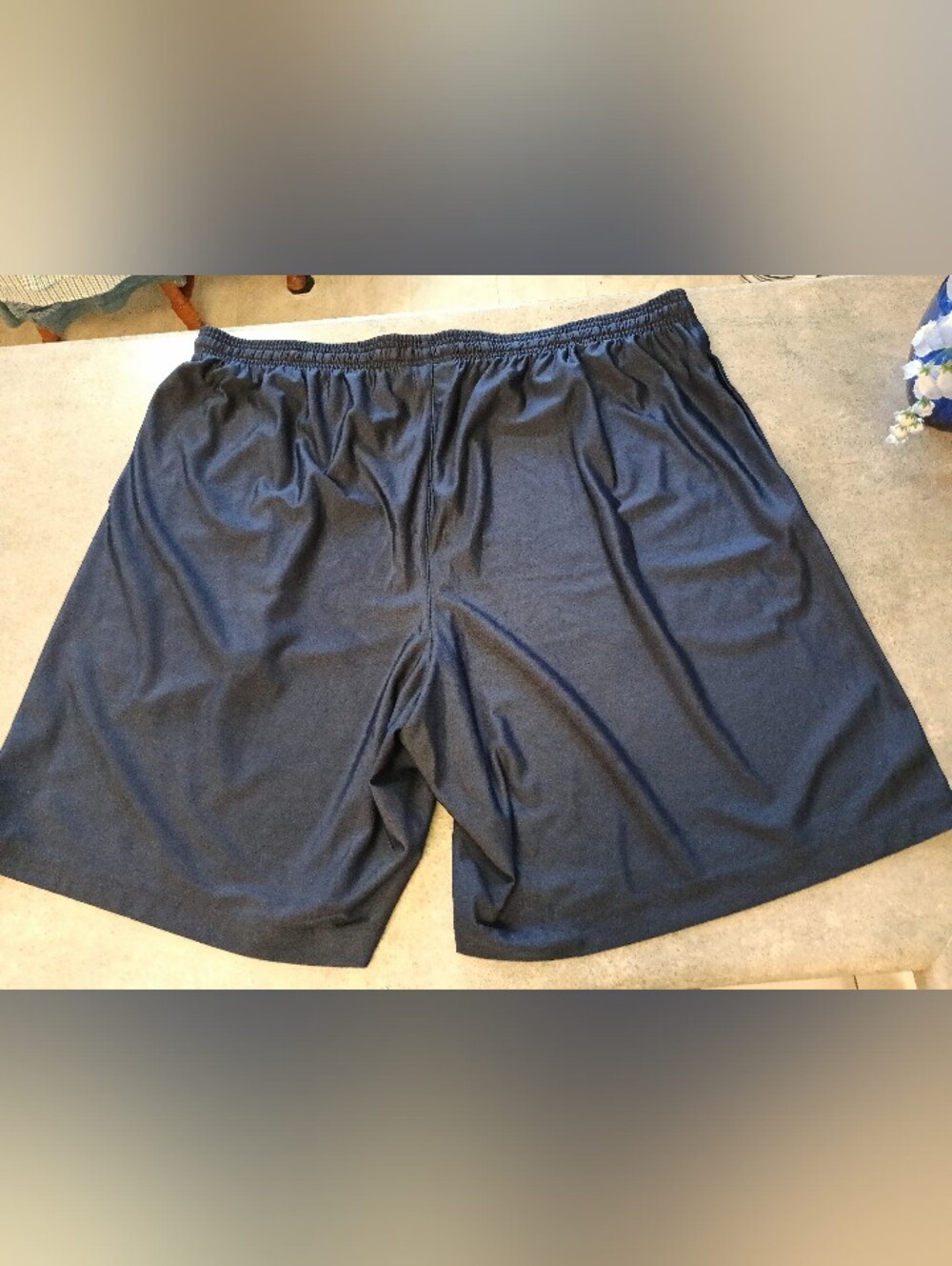 NWOT Men's Under Armour Under Navy Elastic Waist Pull String Athletic Short (3XL - Picture 6 of 6